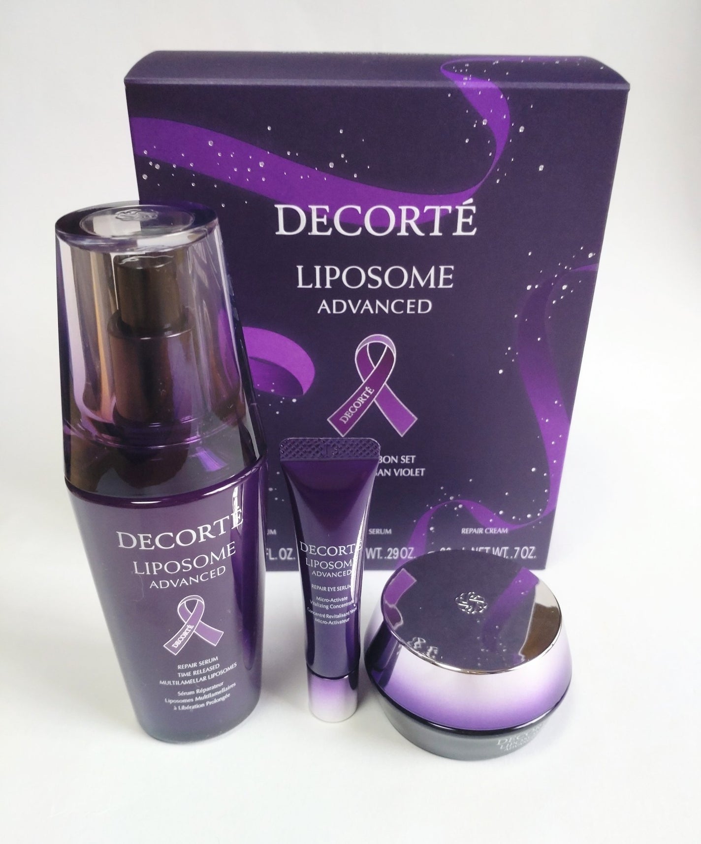 リポソーム アドバンスト パープルリボン セット 2023/DECORTÉ/スキンケアキットを使ったクチコミ(1枚目)