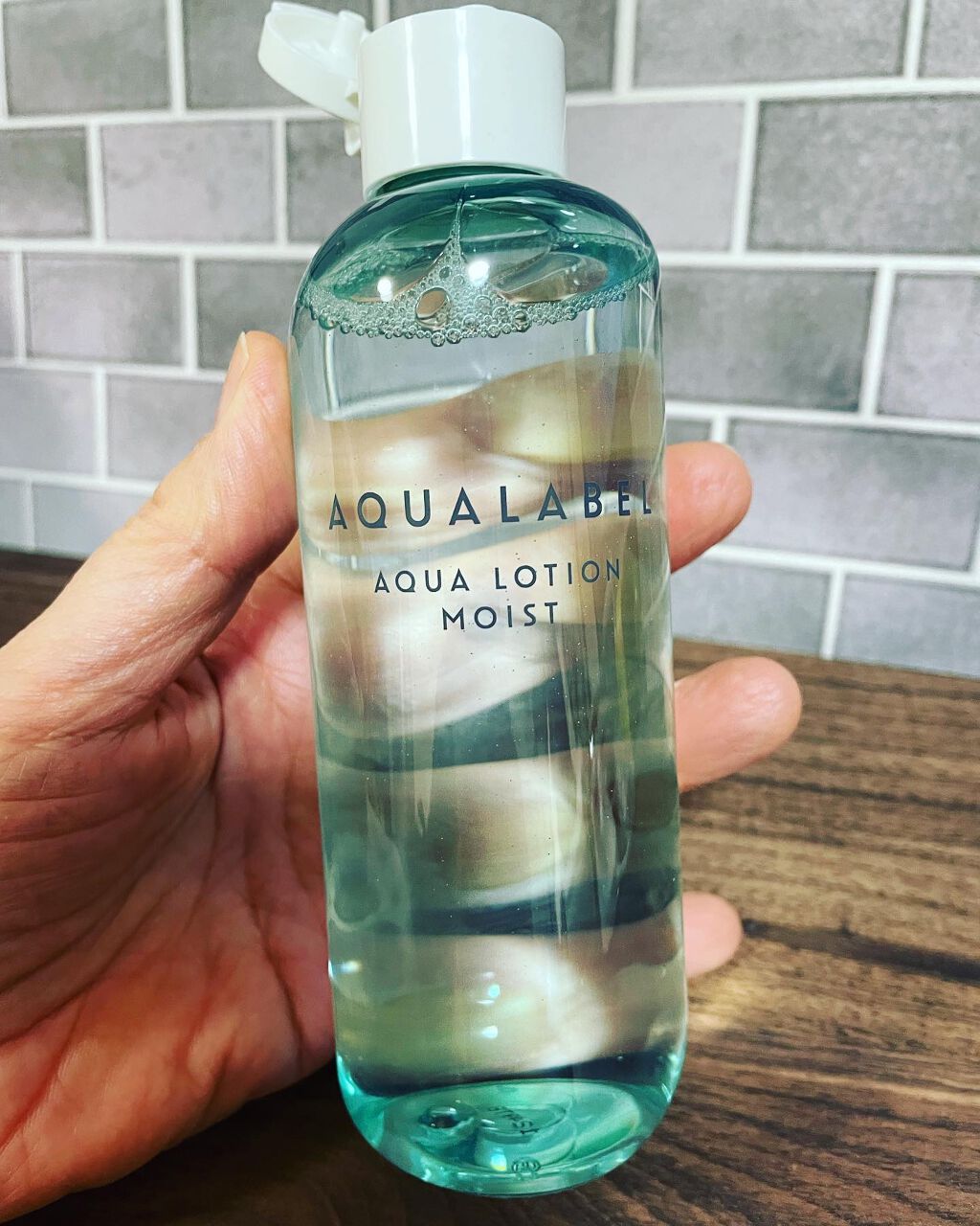 おぴまま on LIPS 「アクアレーベルアクアローション(さっぱりタイプ)水のようなテク..」(2枚目)