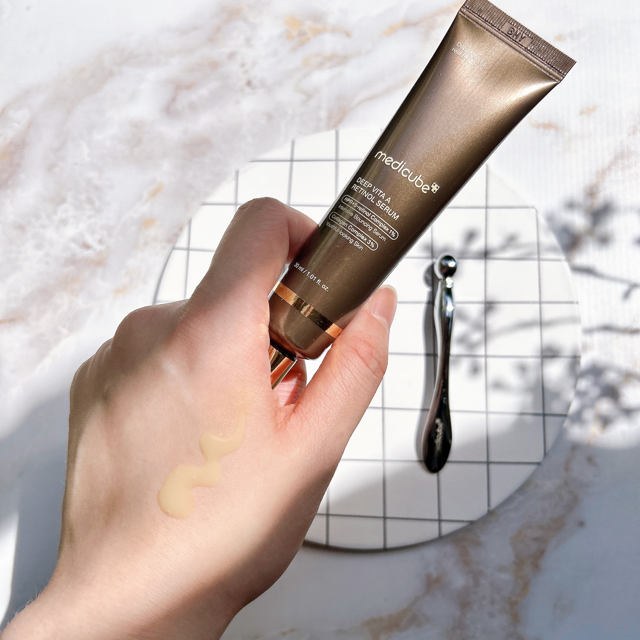 ディープビタAレチノールセラム/MEDICUBE/美容液を使ったクチコミ（3枚目）