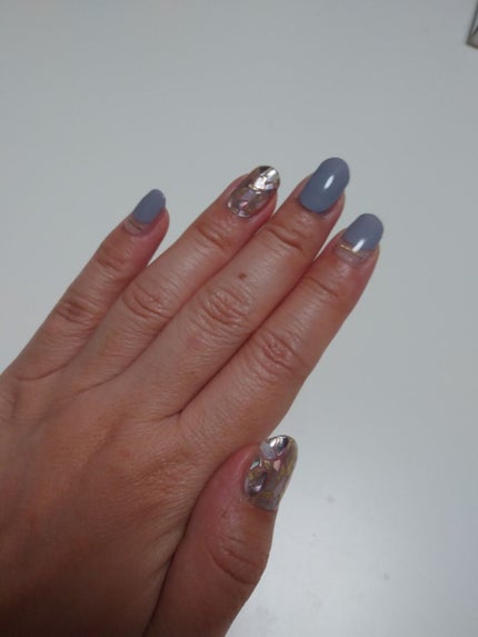 セミキュアジェルネイル(ハンド)/ohora/ネイルシールを使ったクチコミ(1枚目)