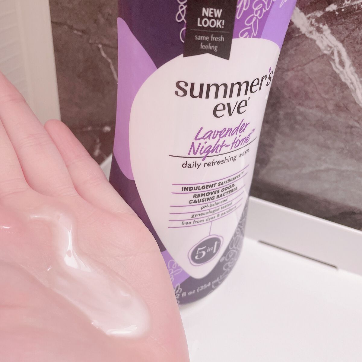 ラベンダーナイトタイムウォッシュ/Summer's Eve(サマーズイブ)/デリケートゾーンケアを使ったクチコミ（2枚目）
