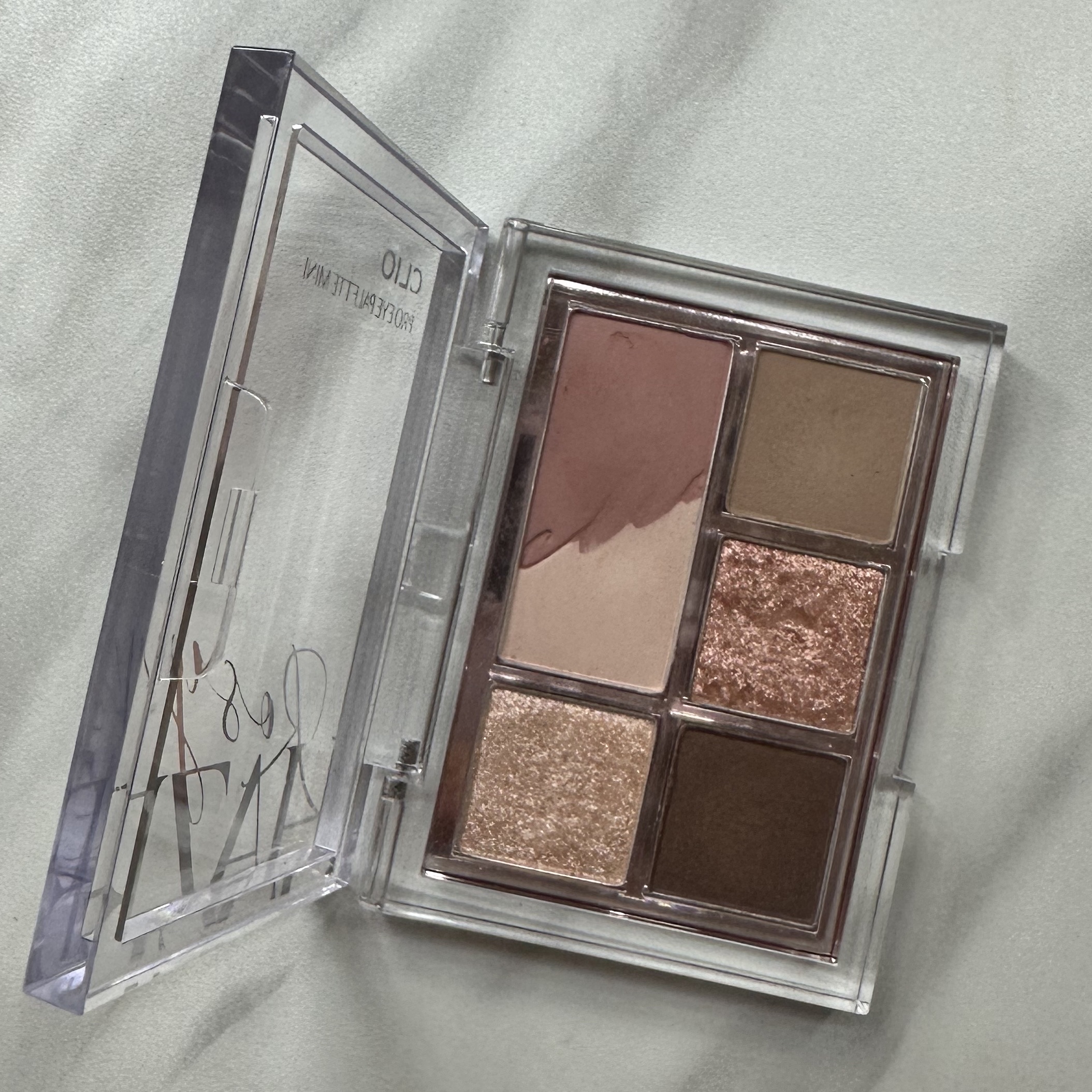 プロ アイパレット ミニ 02 ROZY HAZE/CLIO/アイシャドウパレットを使ったクチコミ（2枚目）