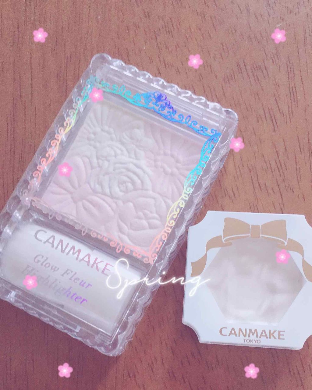 グロウフルールハイライター/キャンメイク/パウダーハイライトを使ったクチコミ(2枚目)