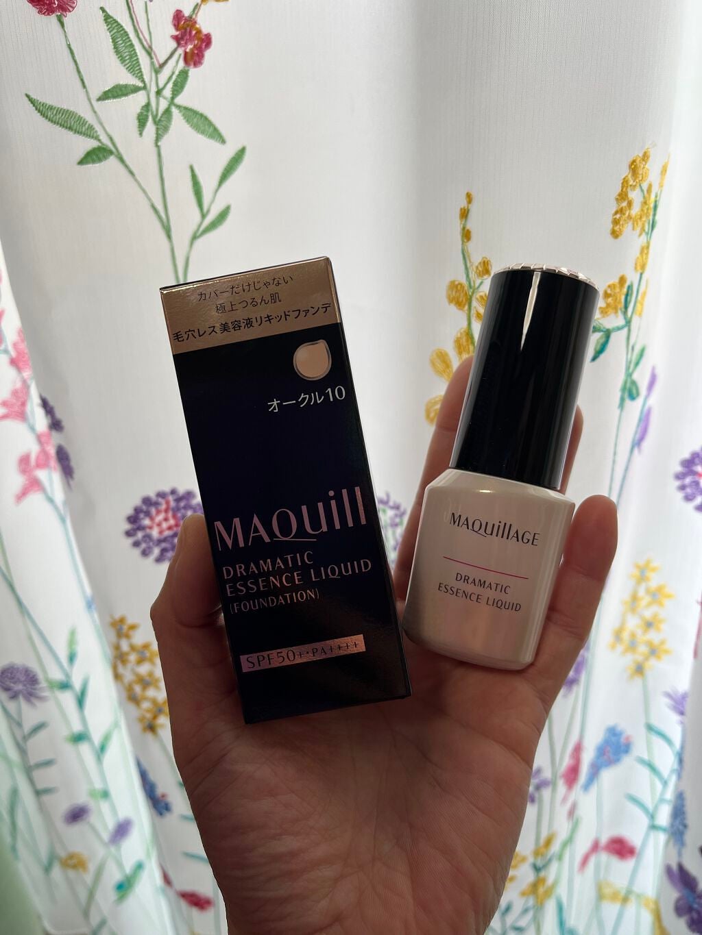 ドラマティックエッセンスリキッド/マキアージュ/リキッドファンデーションを使ったクチコミ(1枚目)