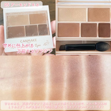 パーフェクトマルチアイズ/キャンメイク/アイシャドウパレットを使ったクチコミ(4枚目)