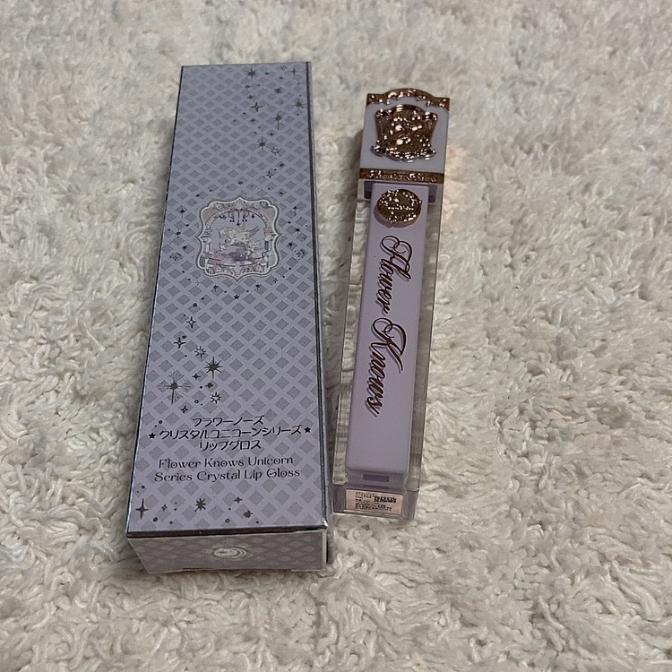 クリスタルユニコーンシリーズリップグロス/FlowerKnows/リップグロスを使ったクチコミ（2枚目）