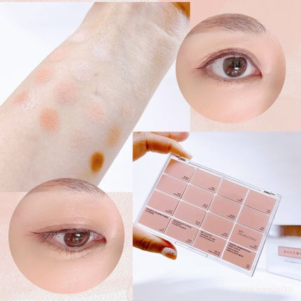 ソフトブラーリングアイパレット/wakemake/アイシャドウパレットを使ったクチコミ(4枚目)