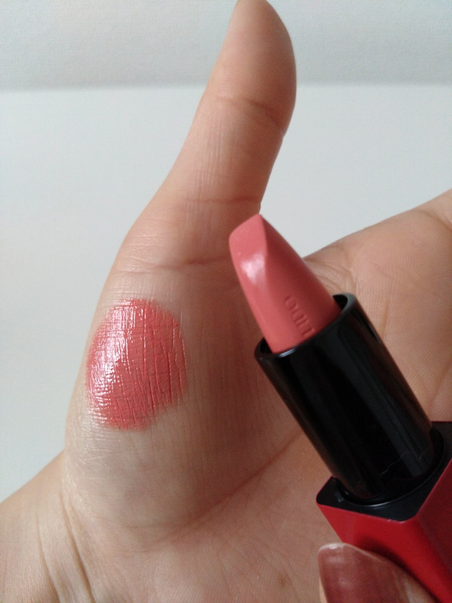 SHISEIDO テクノサテン ジェル リップスティックのクチコミ「【SHISEIDO　テクノサテン ジェル リップスティック】402Chatbot　が可愛すぎま.....」（3枚目）