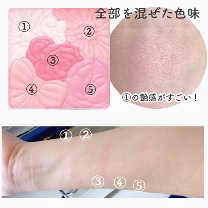 グロウフルールチークス/キャンメイク/パウダーチークを使ったクチコミ(3枚目)