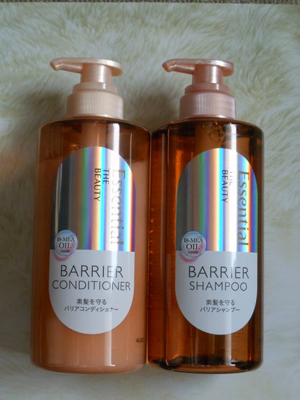 ザビューティ 髪のキメ美容素髪を守る バリアシャンプー/コンディショナー/エッセンシャル/シャンプー・コンディショナーを使ったクチコミ(1枚目)