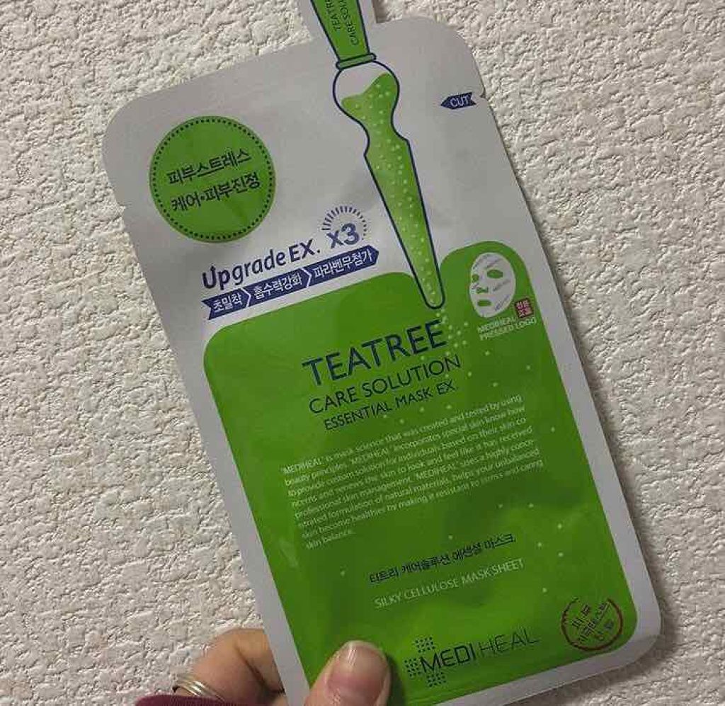 ティーツリーケアソリューション アンプルマスクJEX/MEDIHEAL/シートマスク・パックを使ったクチコミ（1枚目）