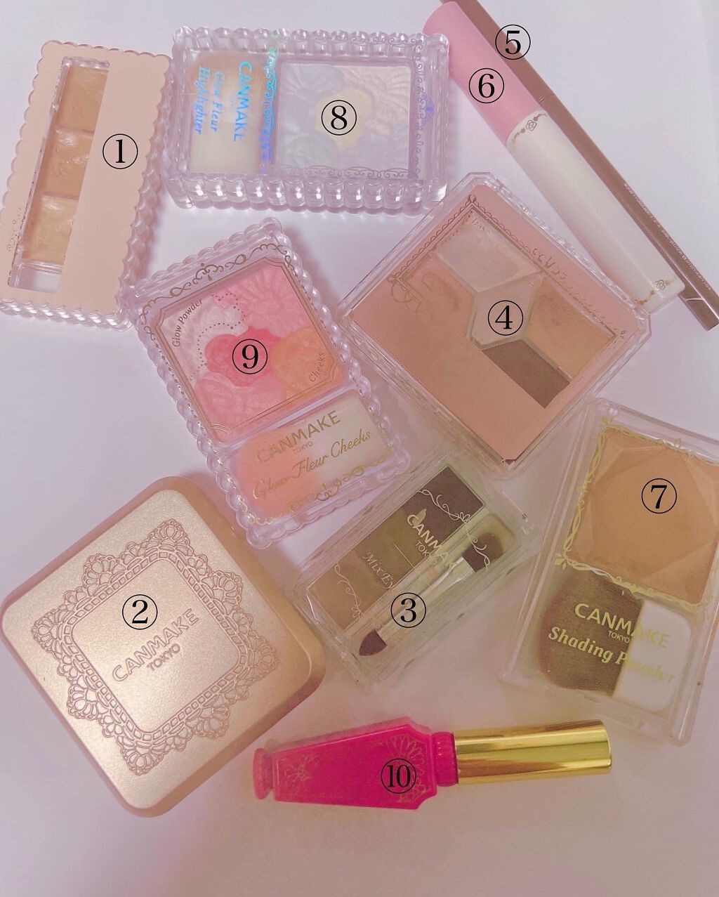 グロウフルールチークス/キャンメイク/パウダーチークを使ったクチコミ(1枚目)