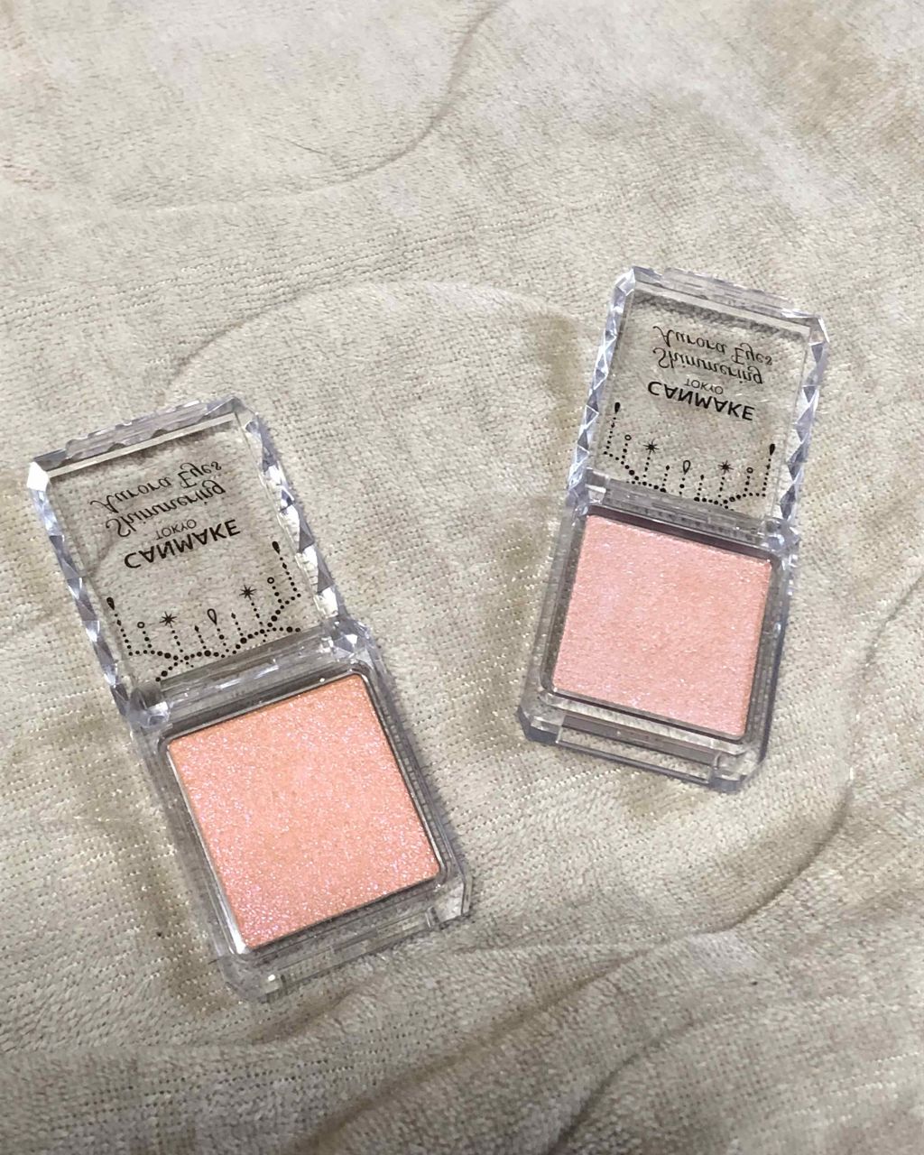 シマリングオーロラアイズ 02 オーロララベンダー/キャンメイク/単色アイシャドウを使ったクチコミ（2枚目）