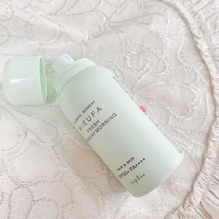 フレグランスUVスプレー フレッシュマンデーモーニング/MIEUFA/日焼け止めミスト・スプレーを使ったクチコミ(2枚目)