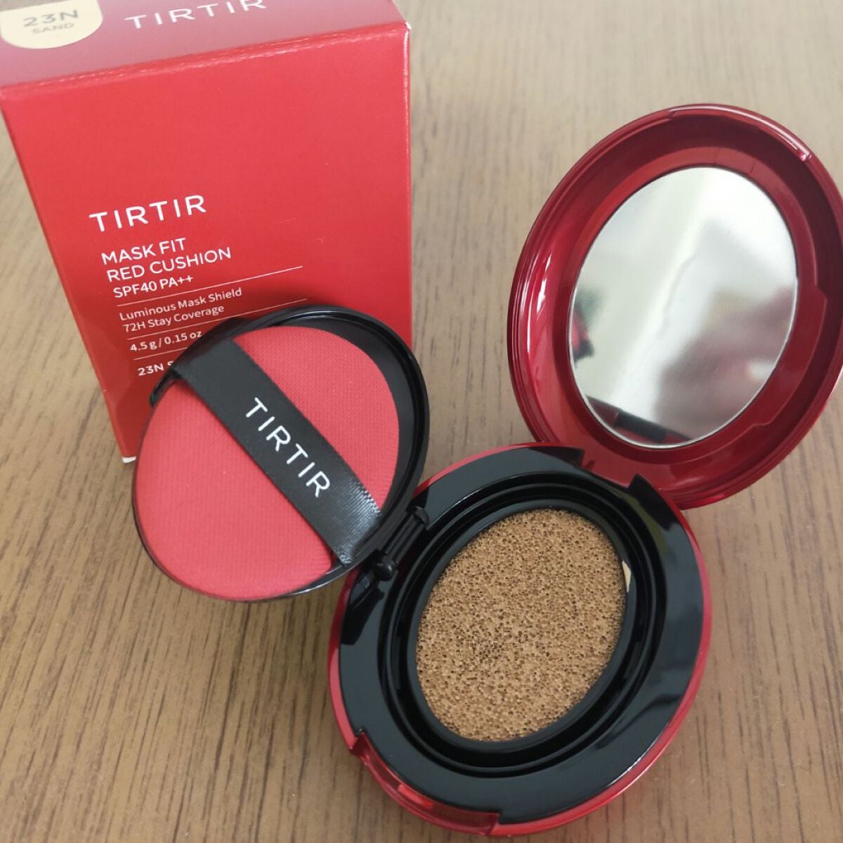 マスク フィット レッド クッション/TIRTIR(ティルティル)/クッションファンデーションを使ったクチコミ(2枚目)