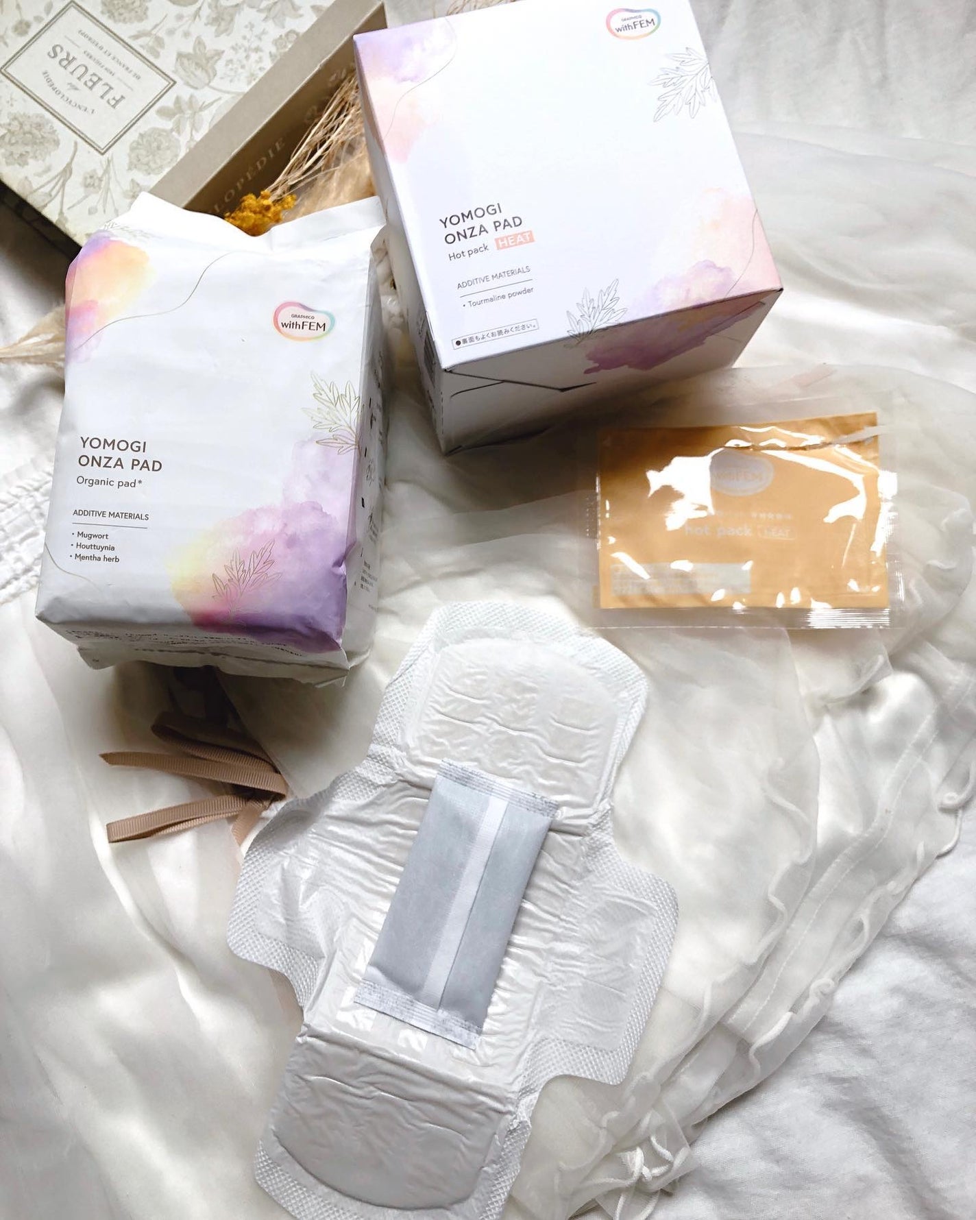 ウィズフェム よもぎ温座パットオーガニック/グラフィコ/その他を使ったクチコミ(4枚目)