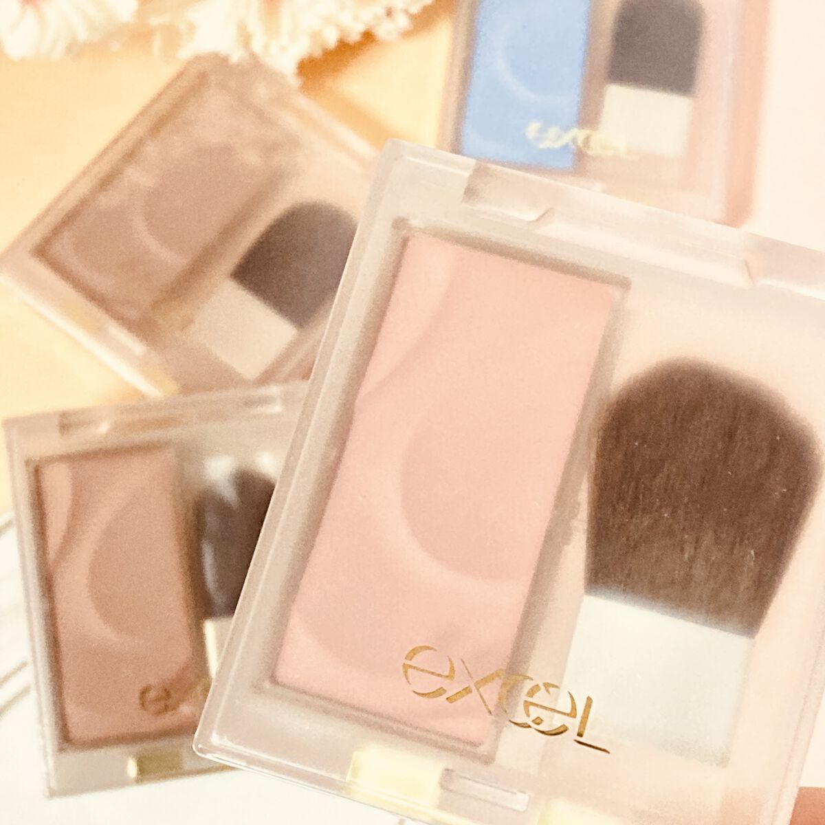 シームレストーン ブラッシュ/excel/パウダーチークを使ったクチコミ（3枚目）