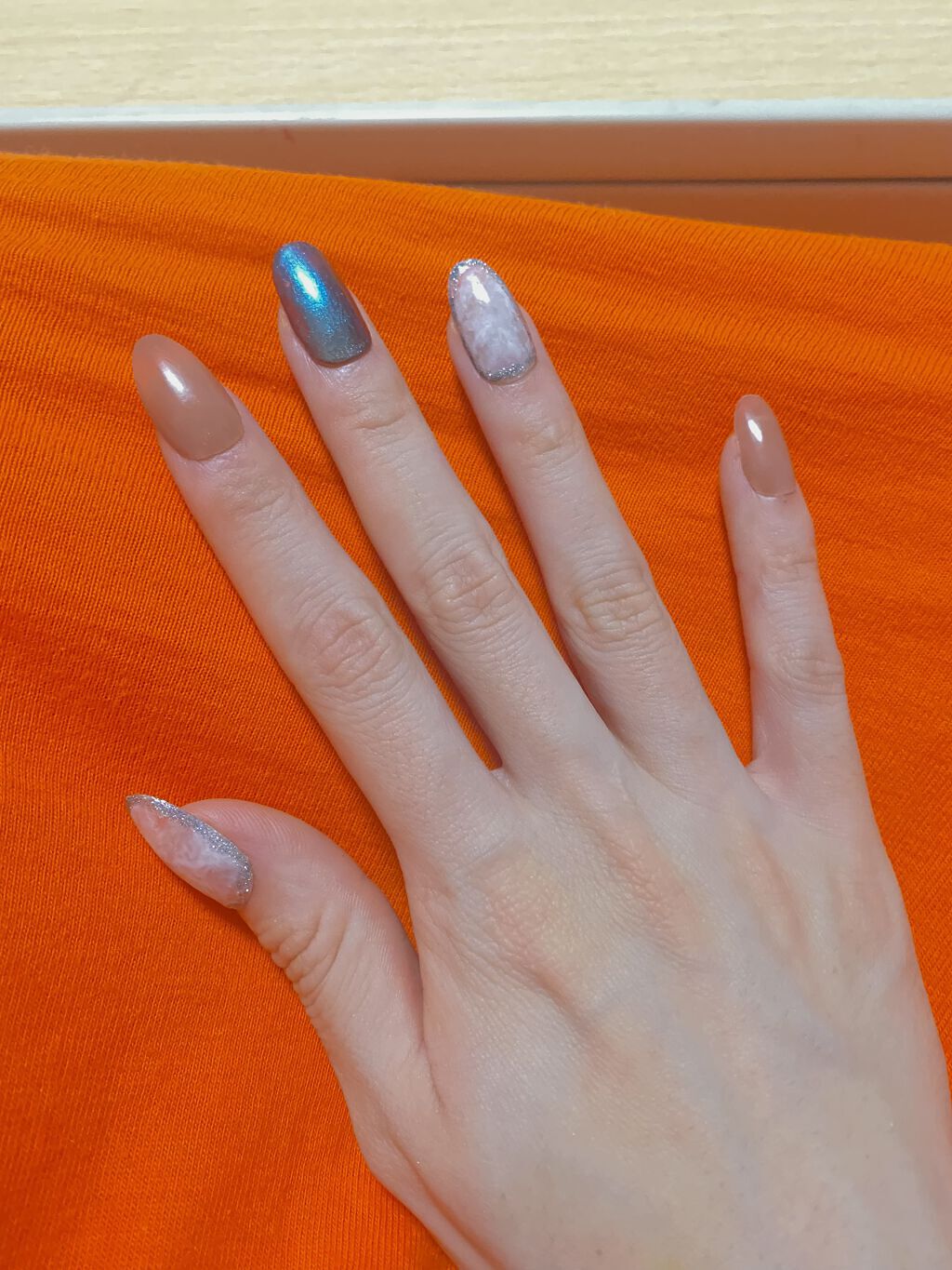 ジェルネイル（ライト対応）/セリア/ジェルネイルを使ったクチコミ（2枚目）