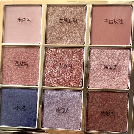 長相思シリーズ 9色アイシャドウパレット/CATKIN/アイシャドウパレットを使ったクチコミ(4枚目)