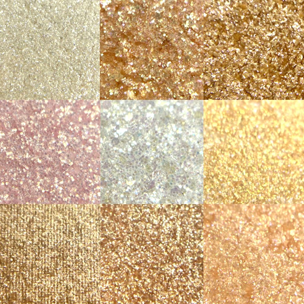 グリッターペディアアイパレット/unleashia/アイシャドウパレットを使ったクチコミ（3枚目）