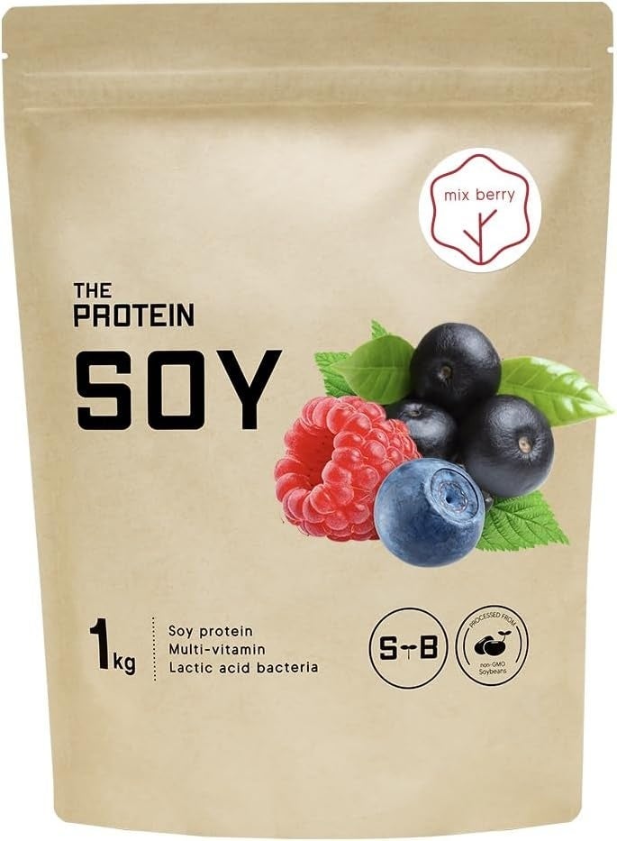 THE PROTEIN ソイプロテイン ミックスベリー風味 1kg