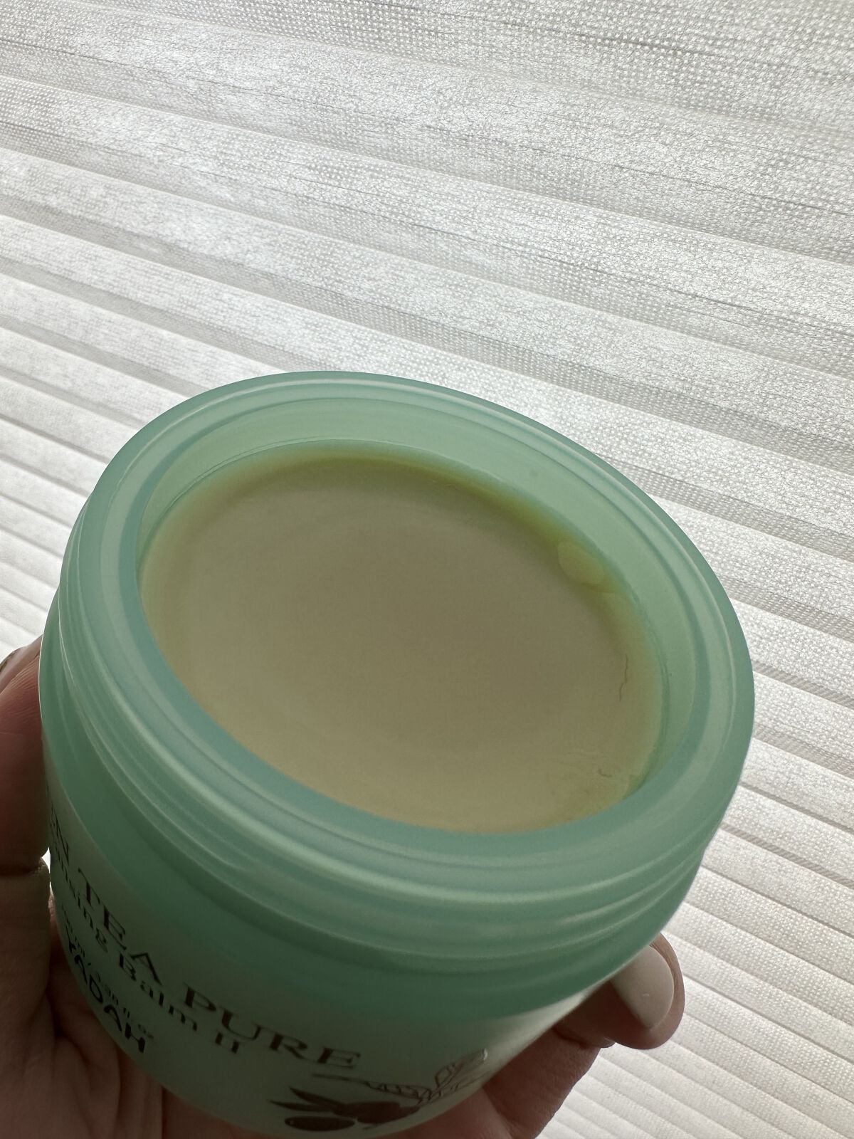 グリーンティーピュアクレンジングバームチューブ/YADAH/クレンジングバームを使ったクチコミ（2枚目）