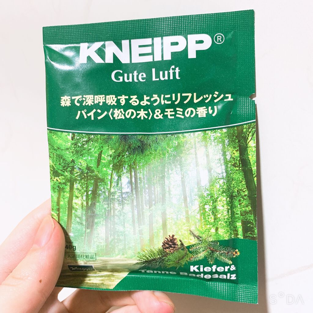 クナイプ グーテルフト バスソルト パイン<松の木>&モミの香り/クナイプ/無機塩系入浴剤を使ったクチコミ（1枚目）