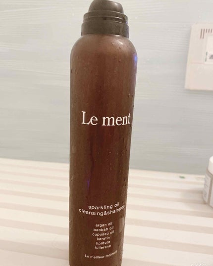 ルメント スパークリングオイル クレンジング&シャンプー/Le ment/市販シャンプーを使ったクチコミ(1枚目)