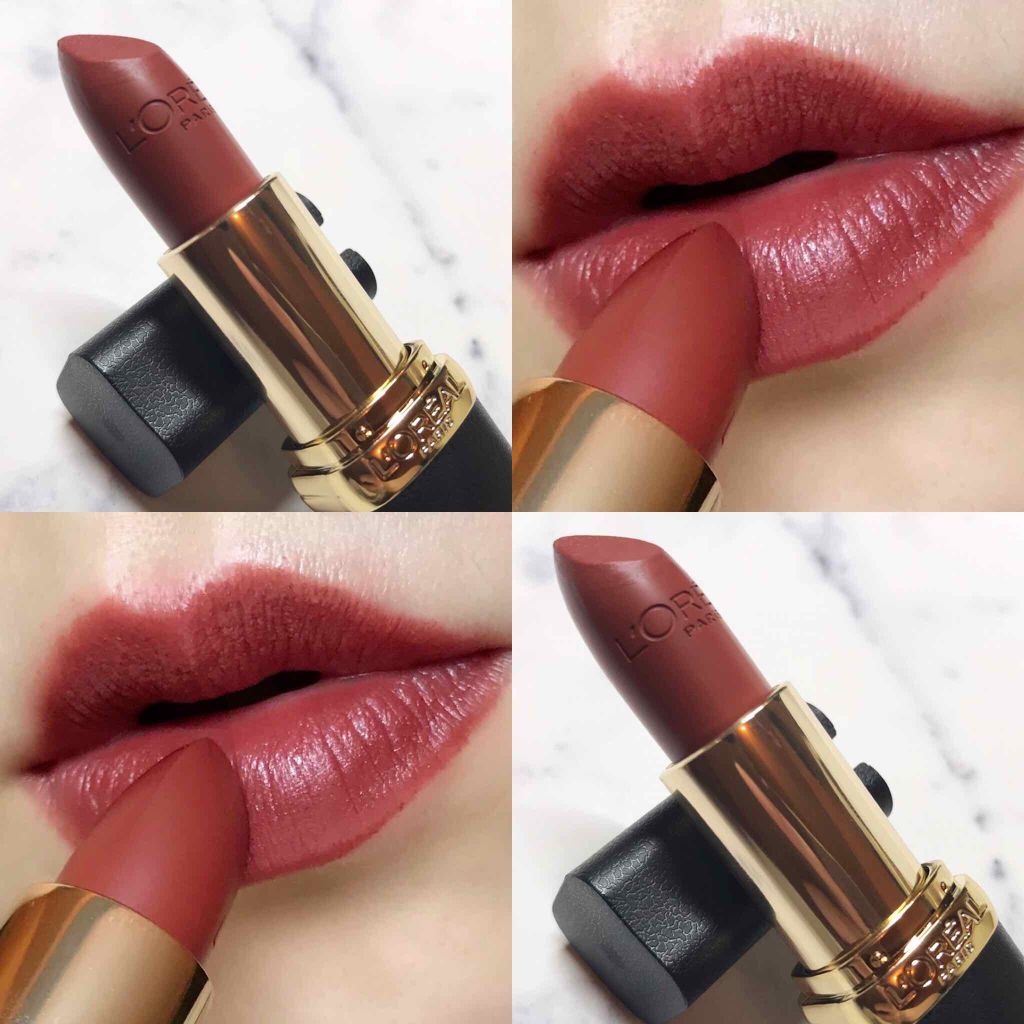 カラーリッシュモイストマットN/ロレアル パリ/口紅を使ったクチコミ（1枚目）