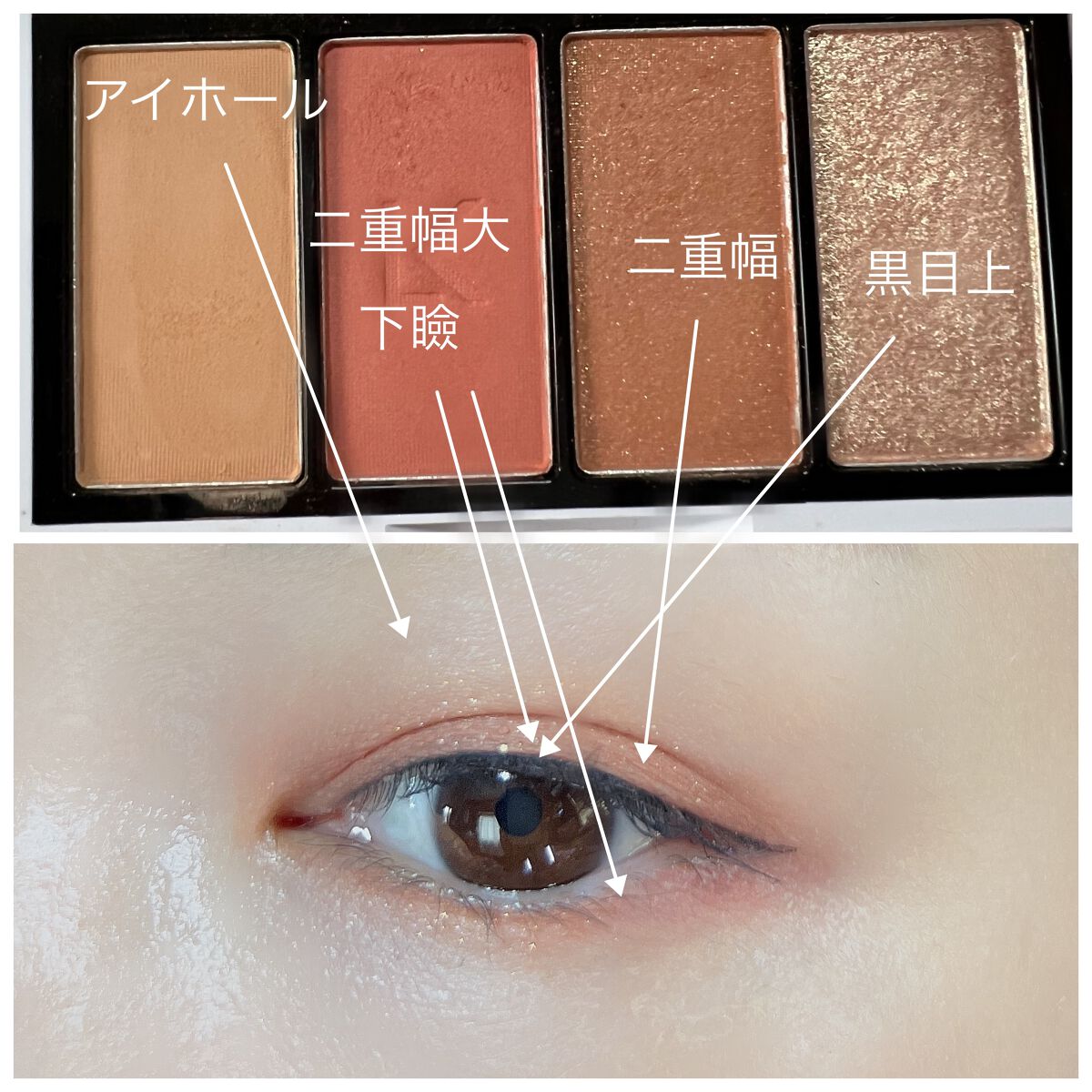 ジャストアイパレット/Laka/アイシャドウパレットを使ったクチコミ(3枚目)