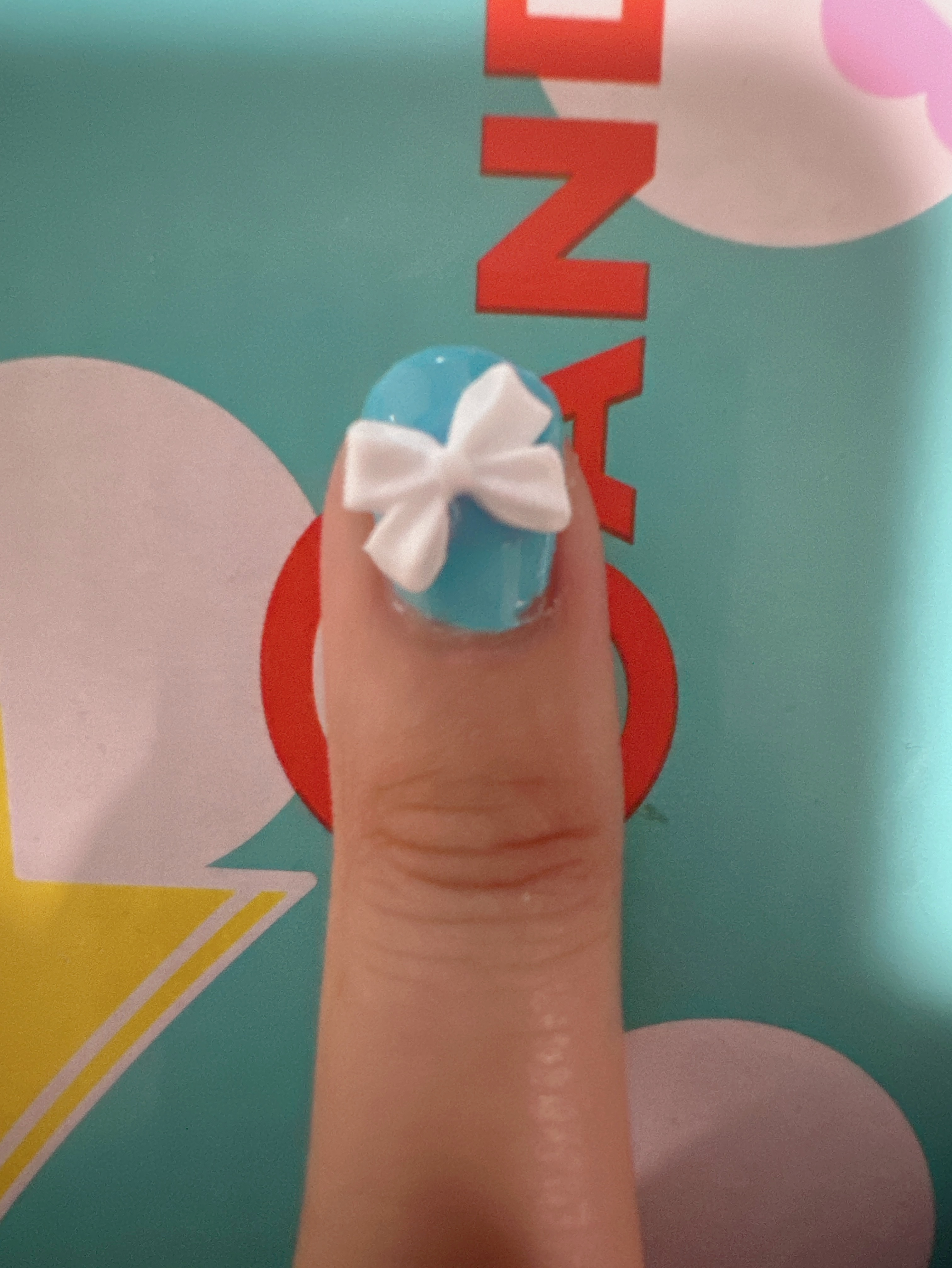 BRG ジェルネイル 35 ターコイズ/DAISO/ジェルネイルを使ったクチコミ（2枚目）