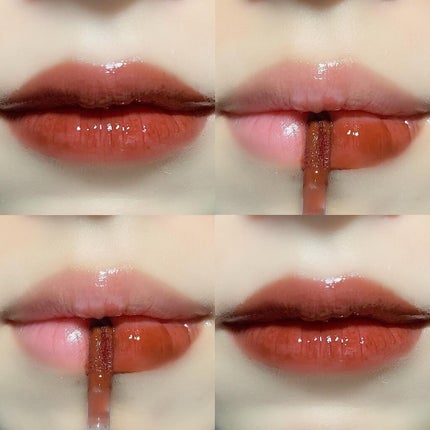 ジューシーラスティングティント/rom&nd/リップティントを使ったクチコミ(5枚目)