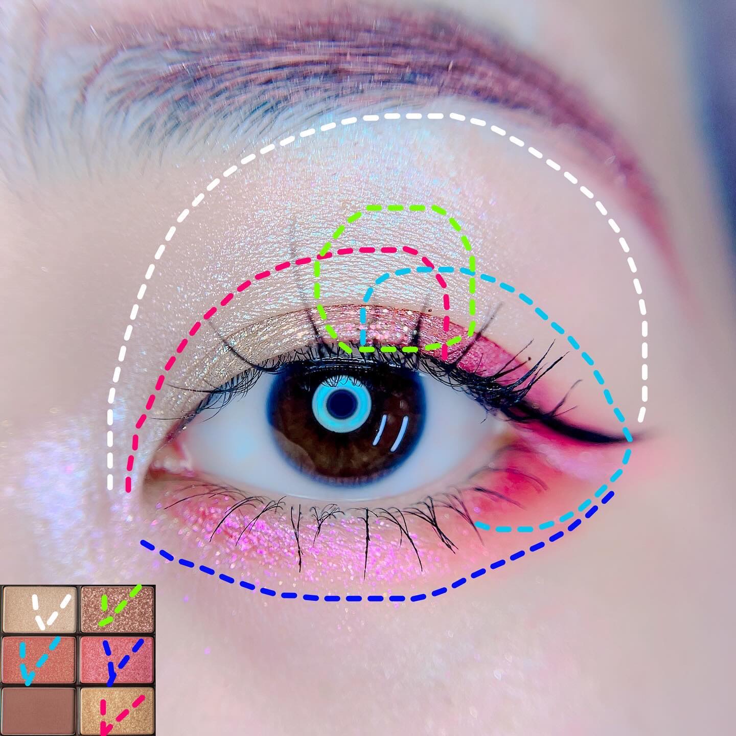 ディスコグラム アイパレット/shu uemura/アイシャドウパレットを使ったクチコミ（2枚目）