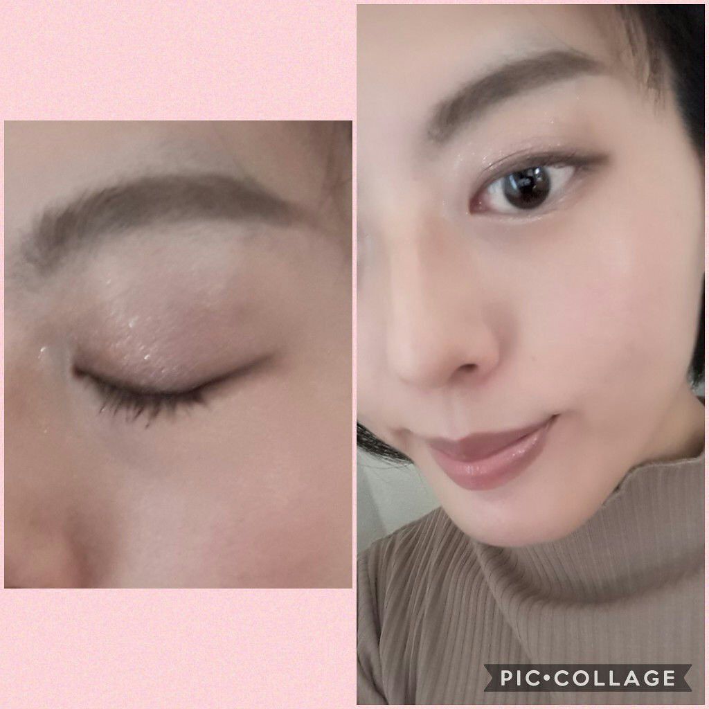 シャイニーシャドウ N/excel/単色アイシャドウを使ったクチコミ（3枚目）