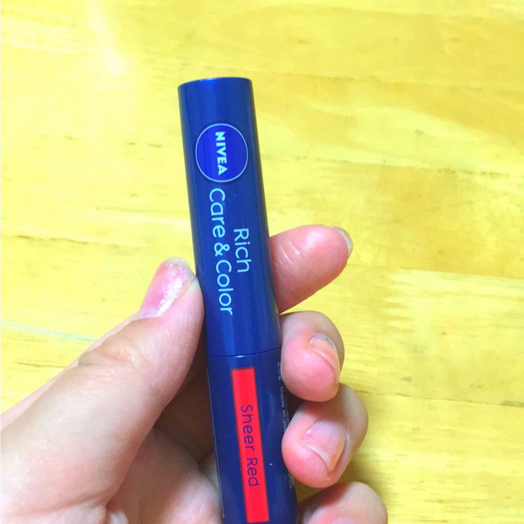 ニベア リッチケア＆カラーリップ/ニベア/リップクリームを使ったクチコミ（1枚目）