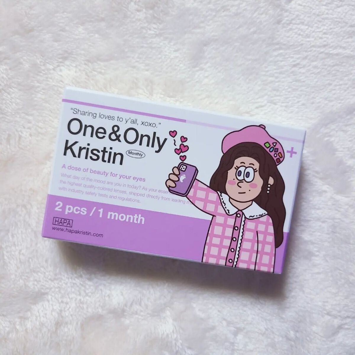One & Only Kristin/Hapa kristin/カラーコンタクトレンズを使ったクチコミ(2枚目)