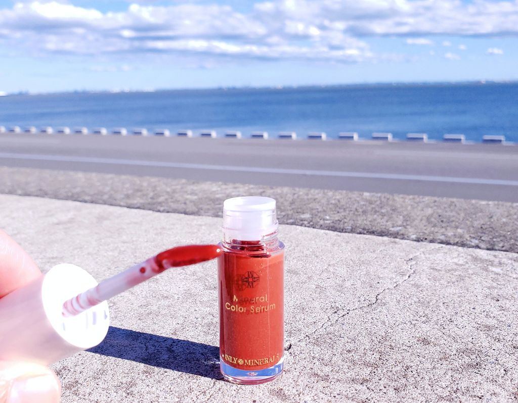 ミネラルカラーセラム 07 ショコラ/ONLY MINERALS/リップグロスを使ったクチコミ（2枚目）