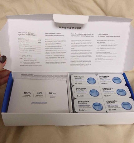 ドクタージャルト バイタル ハイドラ ソリューション カプセルアンプル/Dr.Jart+/美容液を使ったクチコミ(2枚目)