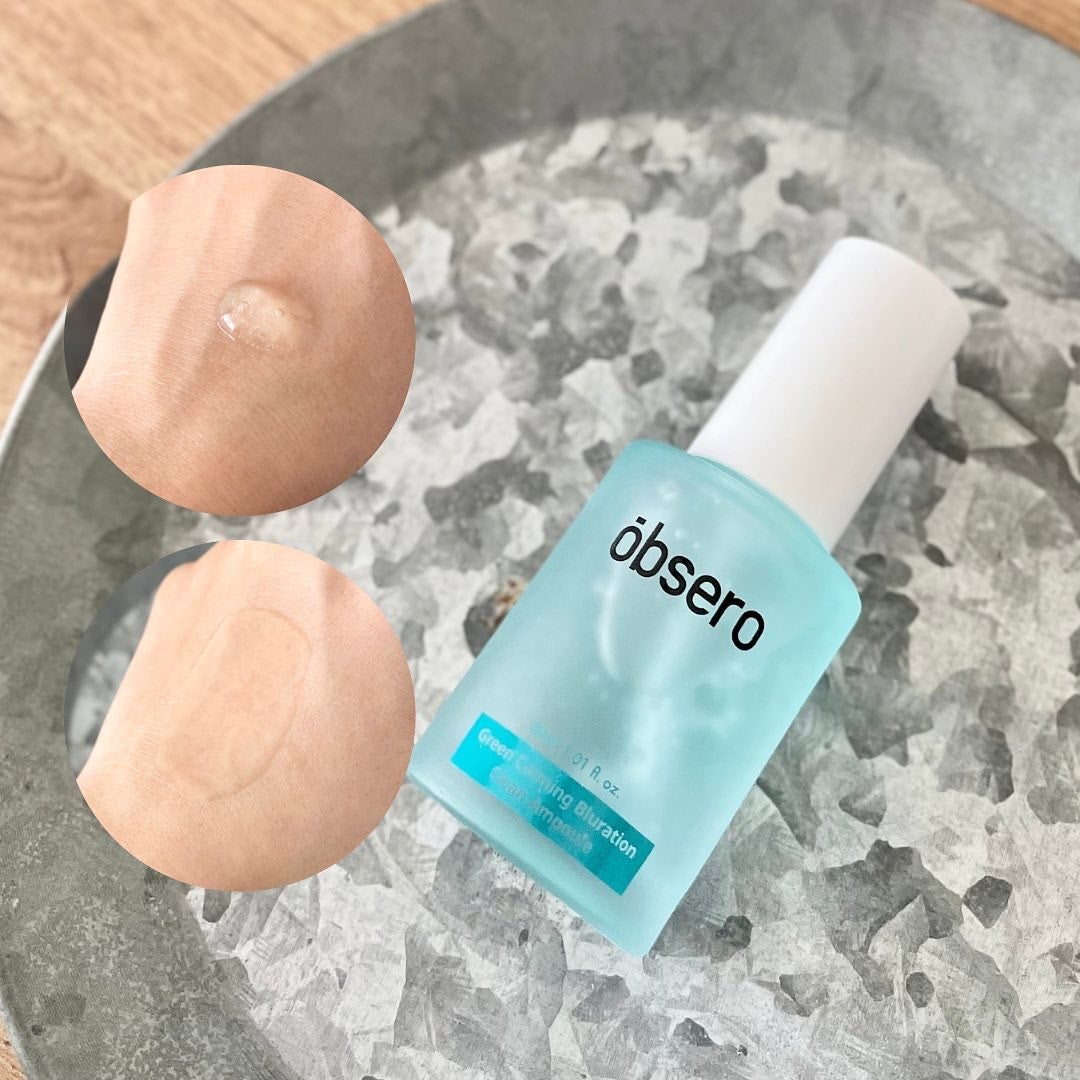 グリーンカーミングブルーレーションクリーンアンプル/obsero/美容液を使ったクチコミ(2枚目)