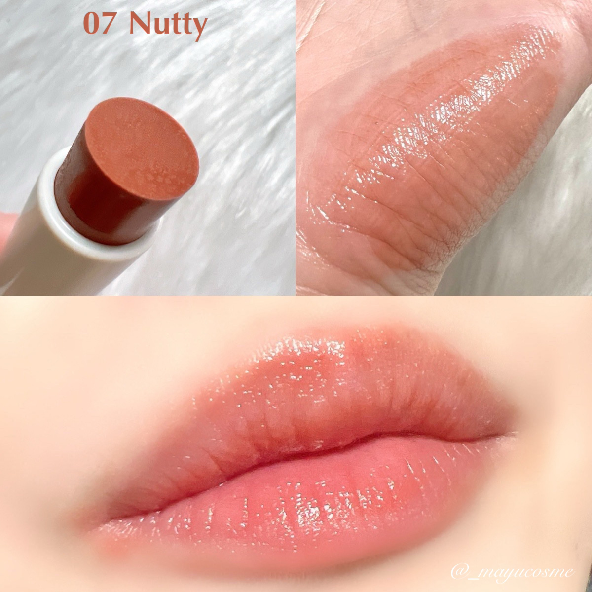 NEARBY Recharging Lip Balm 05 Red Origin/Hersteller/口紅を使ったクチコミ（3枚目）