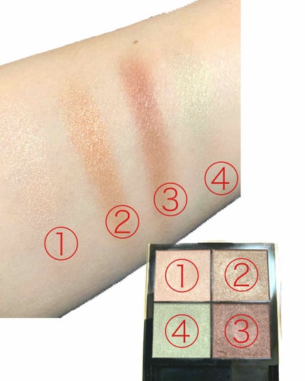 リアルクローズシャドウ/excel/アイシャドウパレットを使ったクチコミ(2枚目)