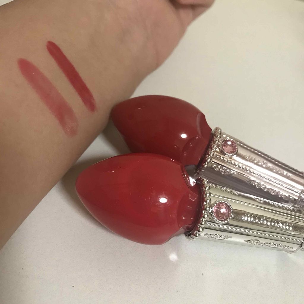 フォーエヴァージューシー オイルルージュ/JILL STUART/口紅を使ったクチコミ(2枚目)