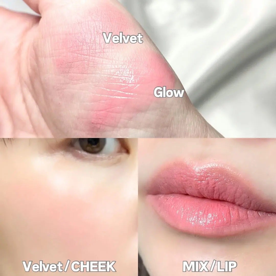 チークトーン リップ&チーク デュオバーム/TONYMOLY/口紅を使ったクチコミ(3枚目)