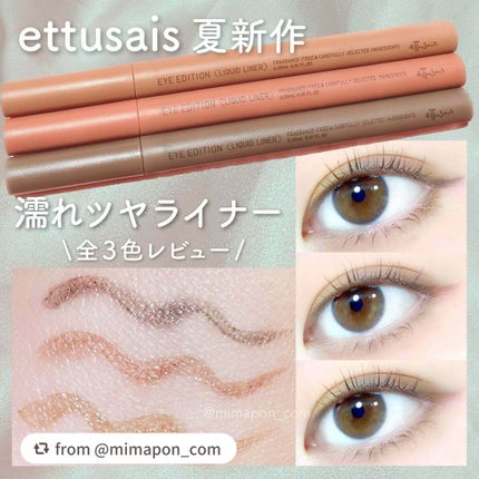 エテュセ アイエディション(リキッドライナー)/ettusais/リキッドアイライナーを使ったクチコミ(1枚目)
