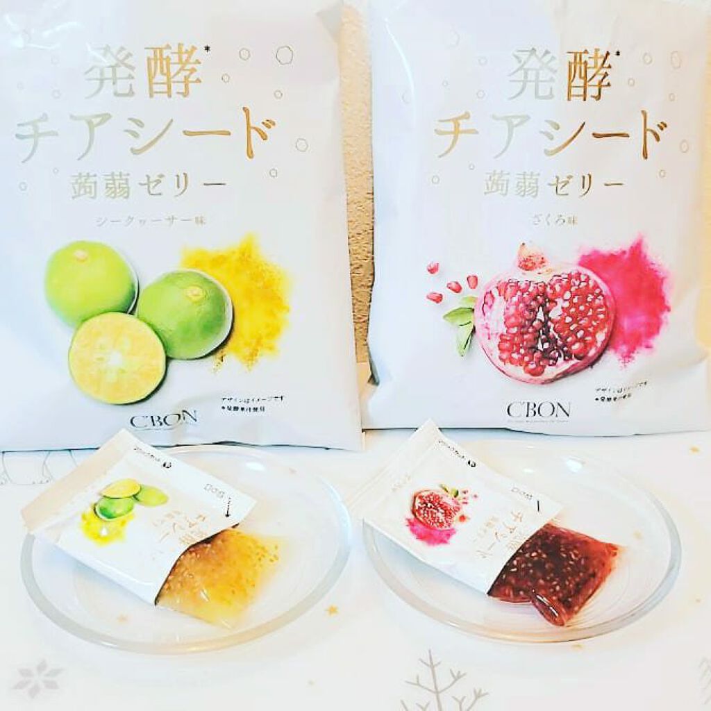 発酵チアシード蒟蒻ゼリー/シーボン．/酵素食品を使ったクチコミ（1枚目）