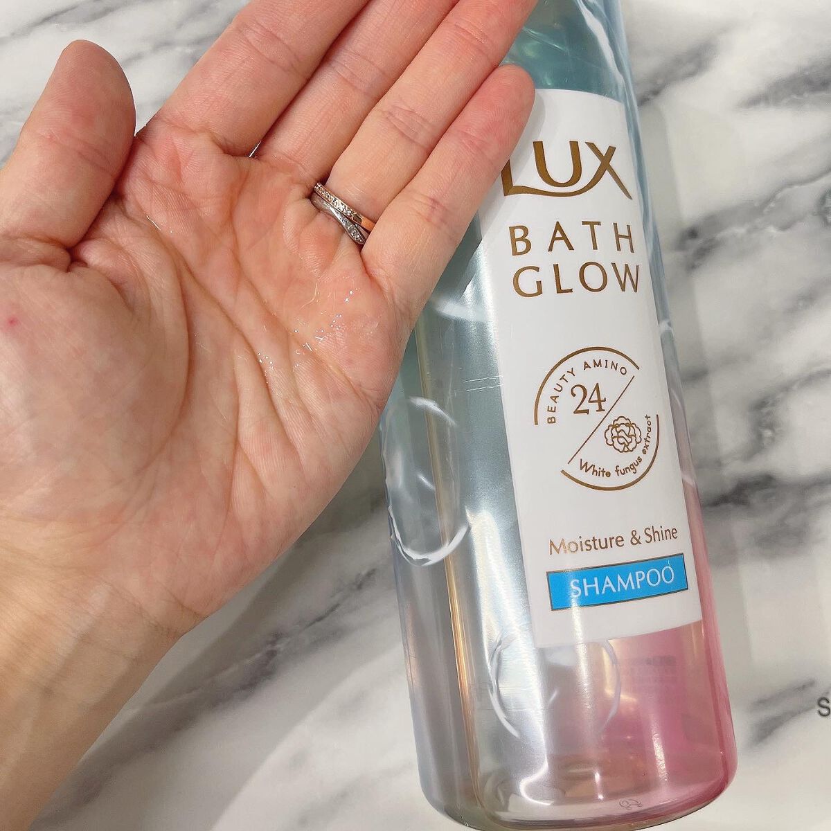 バスグロウ モイスチャー&シャイン シャンプー/トリートメント/LUX/市販シャンプーを使ったクチコミ(2枚目)