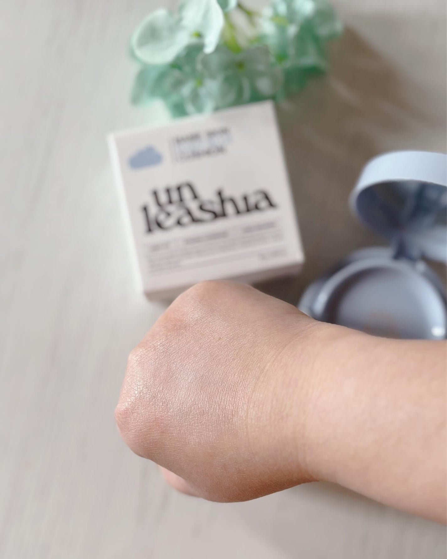 ベイブスキンベイビーブルークッション/unleashia/クッションファンデーションを使ったクチコミ(6枚目)