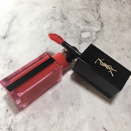 ルージュ ピュールクチュール ヴェルニ ウォーターステイン/YVES SAINT LAURENT BEAUTE/口紅を使ったクチコミ(2枚目)