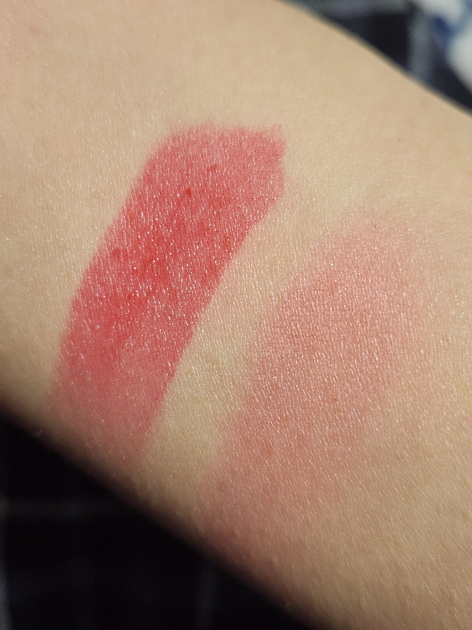 ムードグロウリップスティック 08 チェリードロップ/dasique/口紅を使ったクチコミ（2枚目）