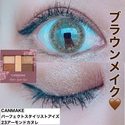 パーフェクトスタイリストアイズ/キャンメイク/アイシャドウパレットを使ったクチコミ(1枚目)